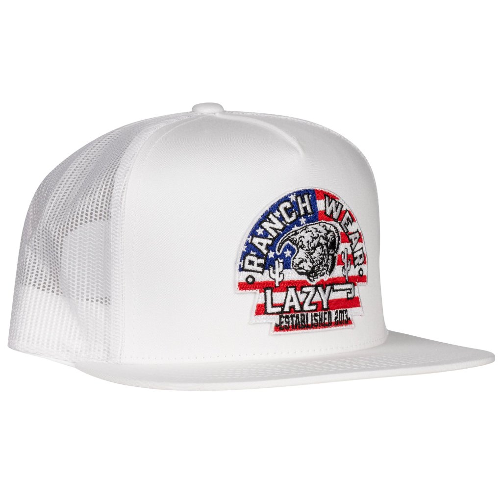 Classic Five Panel Trucker Hat Adjustable Unisex Western Country Style
